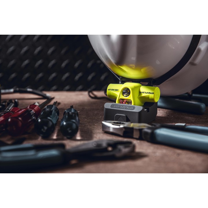 Chargeur/support mural pour lampe frontale USB Haz-Lo