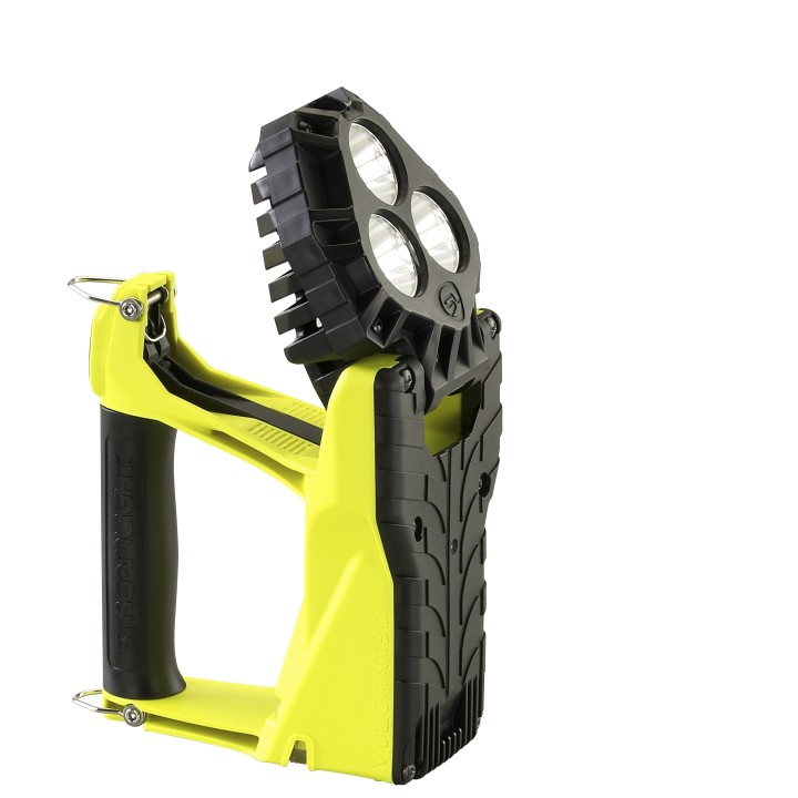 Vulcan 180 - Projecteur scène 1200 lumens système vehicle mount- cordon de recharge direct 12V DC, inclus sangle d'épaule Heavy